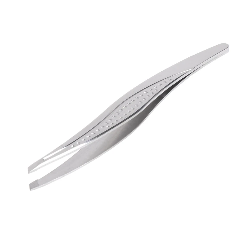 Pro Нержавеющая сталь вросших волос бровей ресниц с наклоном заколкой для