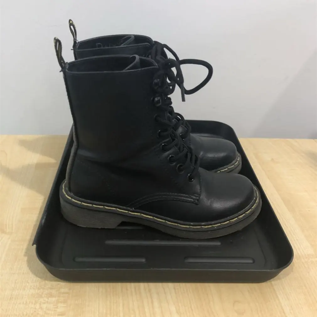 Черный коврик для обуви многоцелевой растений поднос и сушки в помещении | Дом