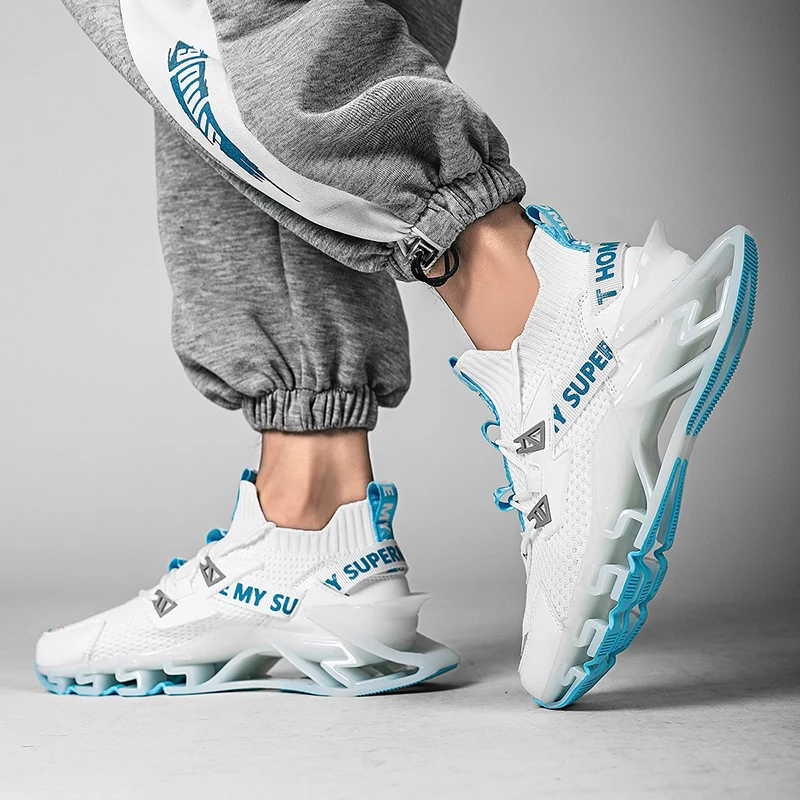 Мужские кроссовки дышащая Мужская спортивная обувь для бега оригинальные