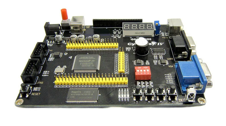 

Altera Cyclone IV EP4CE6 FPGA Development Board NIOSII EP4CE PCB and USB Blaster Jtag AS Programmer