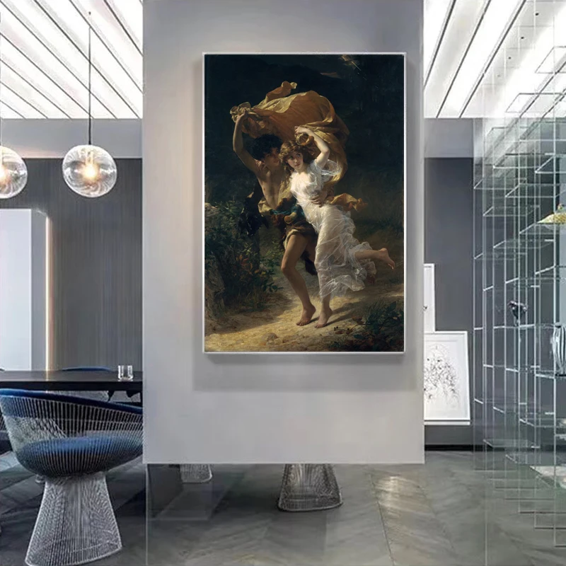 The Storm By Pierre знаменитая картина маслом Репродукция плакаты и принты настенная
