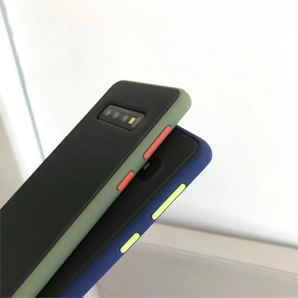 Antishock бампер Гибридный чехол из поликарбоната и силикона для samsung Galaxy S10 плюс S9 S8