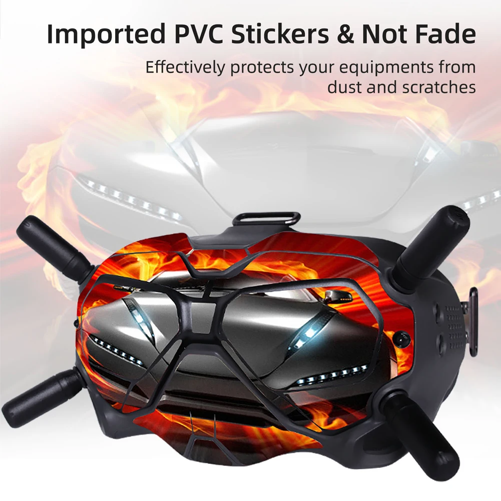 

Camera Drone Decals Drone Casing Protective Removable Waterproof PVC Film Stickers for DJI FPV FPV Combo Package Sticker
