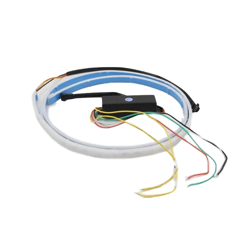 Car Additional Stop Light Dynamic Streamer Floating LED Strip 12v Auto Trunk Tail Brake Running Turn Signal Automobile Lamp | Автомобили и