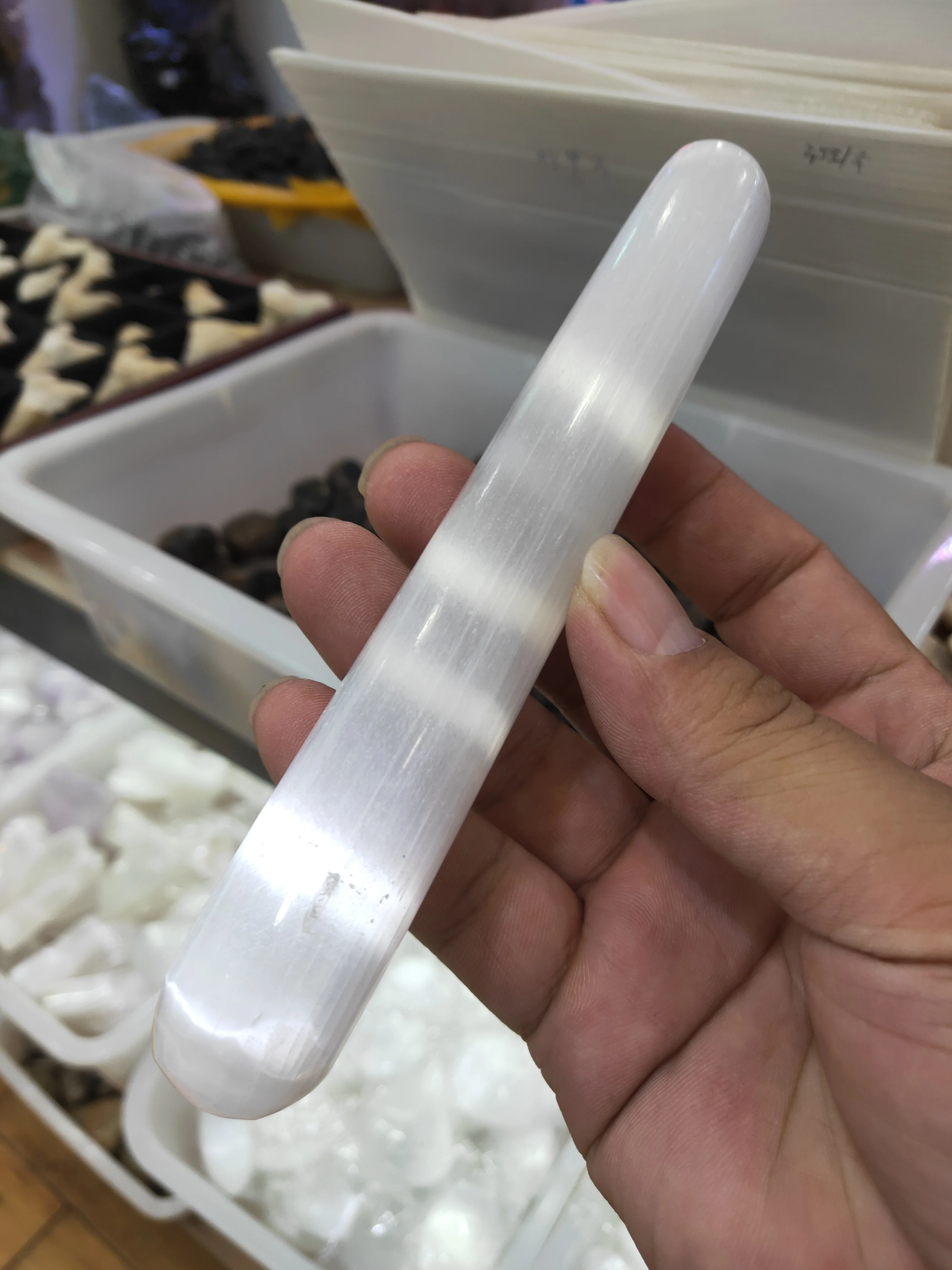 

Natural plaster massage stick