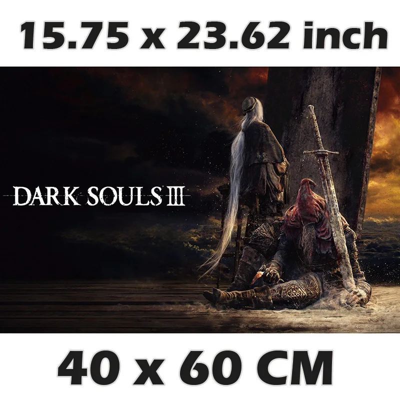 Плакат Dark souls игра-картинки печать дети спальня настенные наклейки ПВХ наклейки Ashen one плакаты домашний бар декоративная настенная наклейка 13в1
