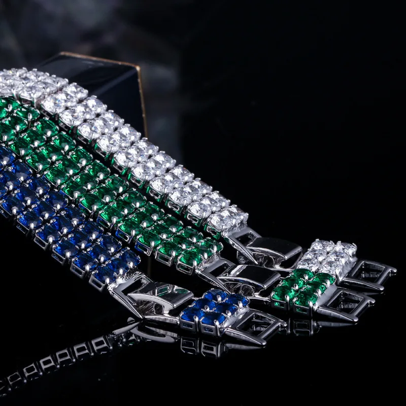 

Fashion High Quality Luxury Bracelet Super Flash Crystal Multi-layer Row Diamond Bracelet For Women's Jewelry