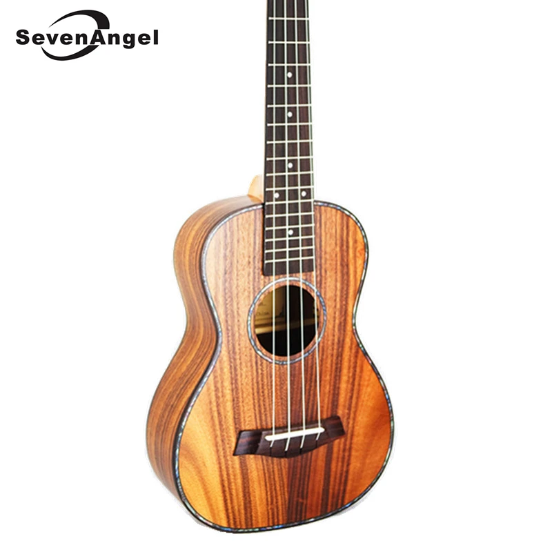 

SevenAngel Brand 23" Ukulele Concert Acoustic Mini guitar KOA Sweet Acacia Uke Rosewood Fretboard Electric Ukelele with Pickup