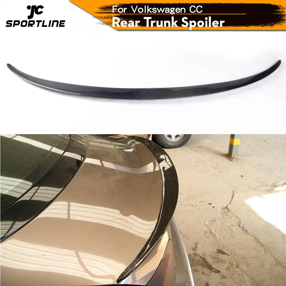 

Carbon Fiber Auto Car Rear Trunk Lip Spoiler Wing for Volkswagen VW Passat CC 2008 - 2018