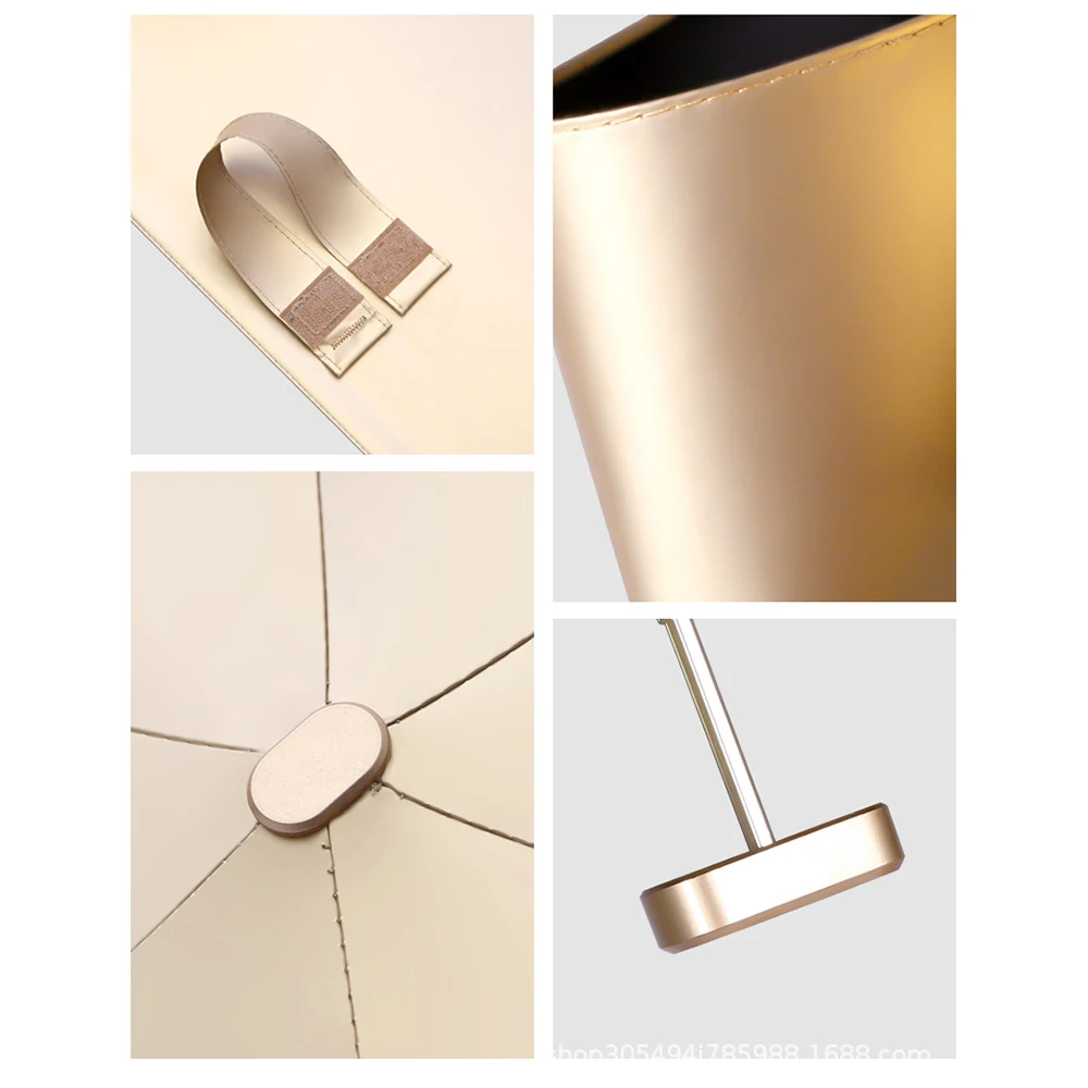 2021 новый солнцезащитный маленький золотой плоский полускладной Зонт Золотой