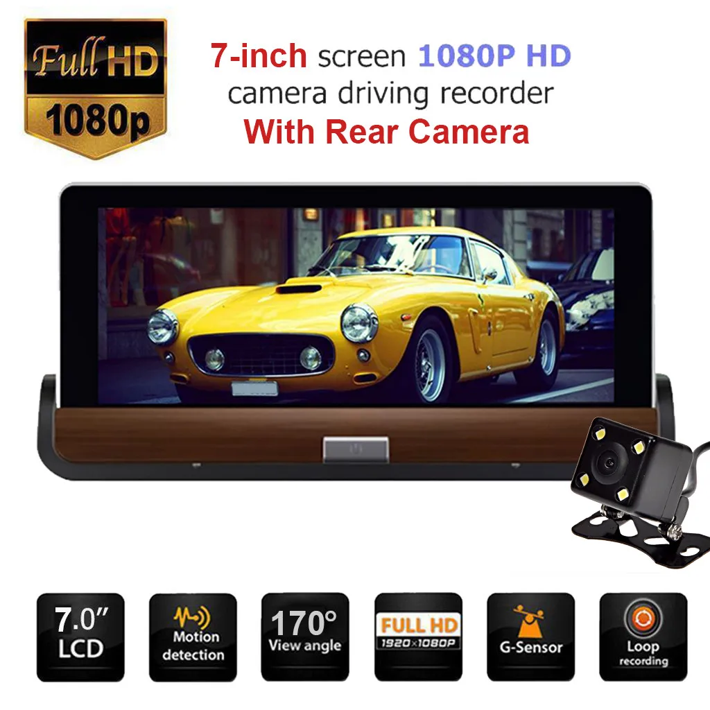 Full HD 1080P DVR автомобильная камера видеорегистратор G датчик ночное видение для