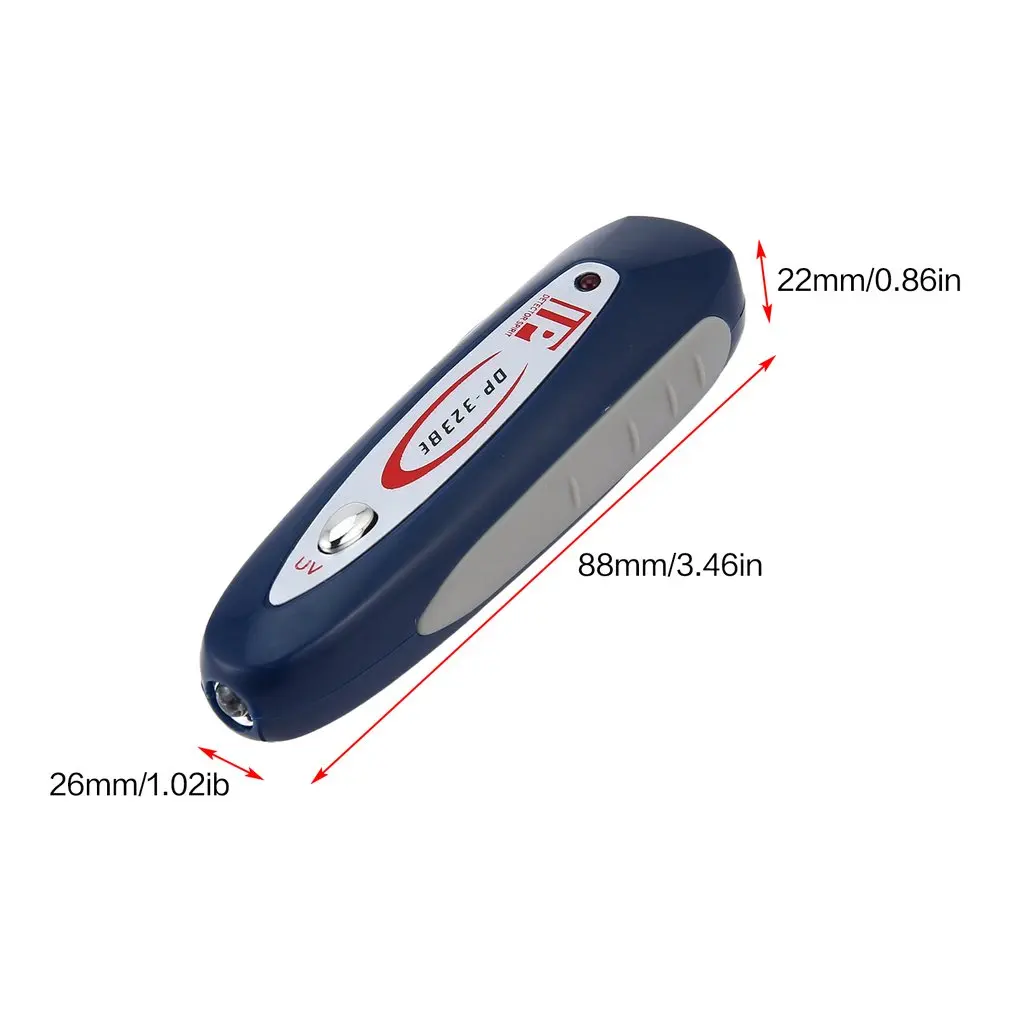 

Portable Mini 2 in 1 UV Currency Money Note Detector Counterfeit Checker With Lanyard Magnetic Detector Keychain