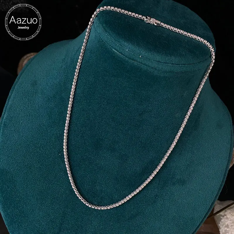 Aazuo 18-каратное белое золото с настоящими бриллиантами 2 0 карата 35 - Цена: 