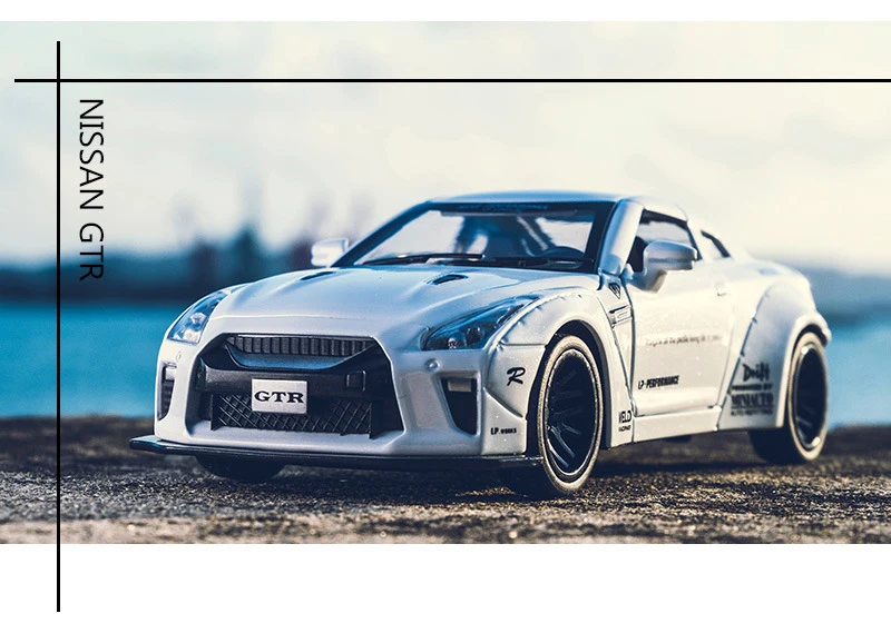Nissan Gtr1: 32 супер ЗАПУСК сплава Модель автомобиля ВОИН транспортное средство Автомобиль Моделирование Модель орнамент детская Игрушечная машина