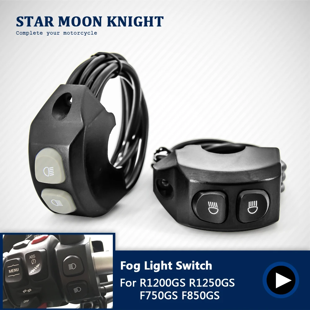 Кнопочная Кнопка контроллера ручки для BMW F750GS F850GS R1250GS R1200GS ADV LED противотуманная
