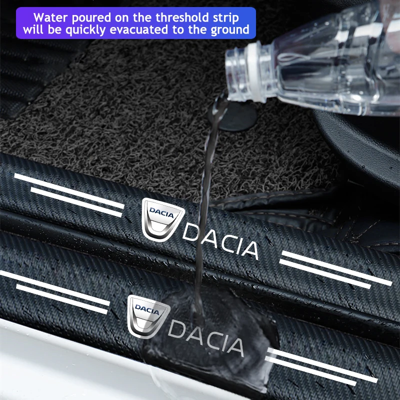 Наклейки на подножки 4 шт. защитные аксессуары для Dacia Duster Logan Sandero beargy Dokker Stepway Mcv 2 |