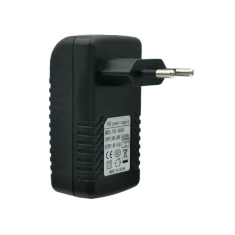 POE Power 48V 0.5A 24W Injector for IP Camera CCTV Security Surveillance PoE Supply Ethernet Adapter Phone EU Plug | Компьютеры и офис