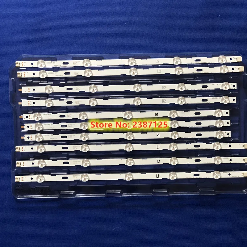 1 Набор = 10 шт. светодиодный полосы 42 V13 CDWS о Rev1.0 L1 L2 R1 R2L для 42LN5700 UH 42LN5400 UA P42D23 00 DP42D23 TH
