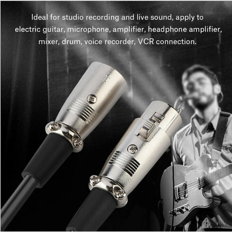 

Microphone cable XLR male female XLR guitar audio cable
