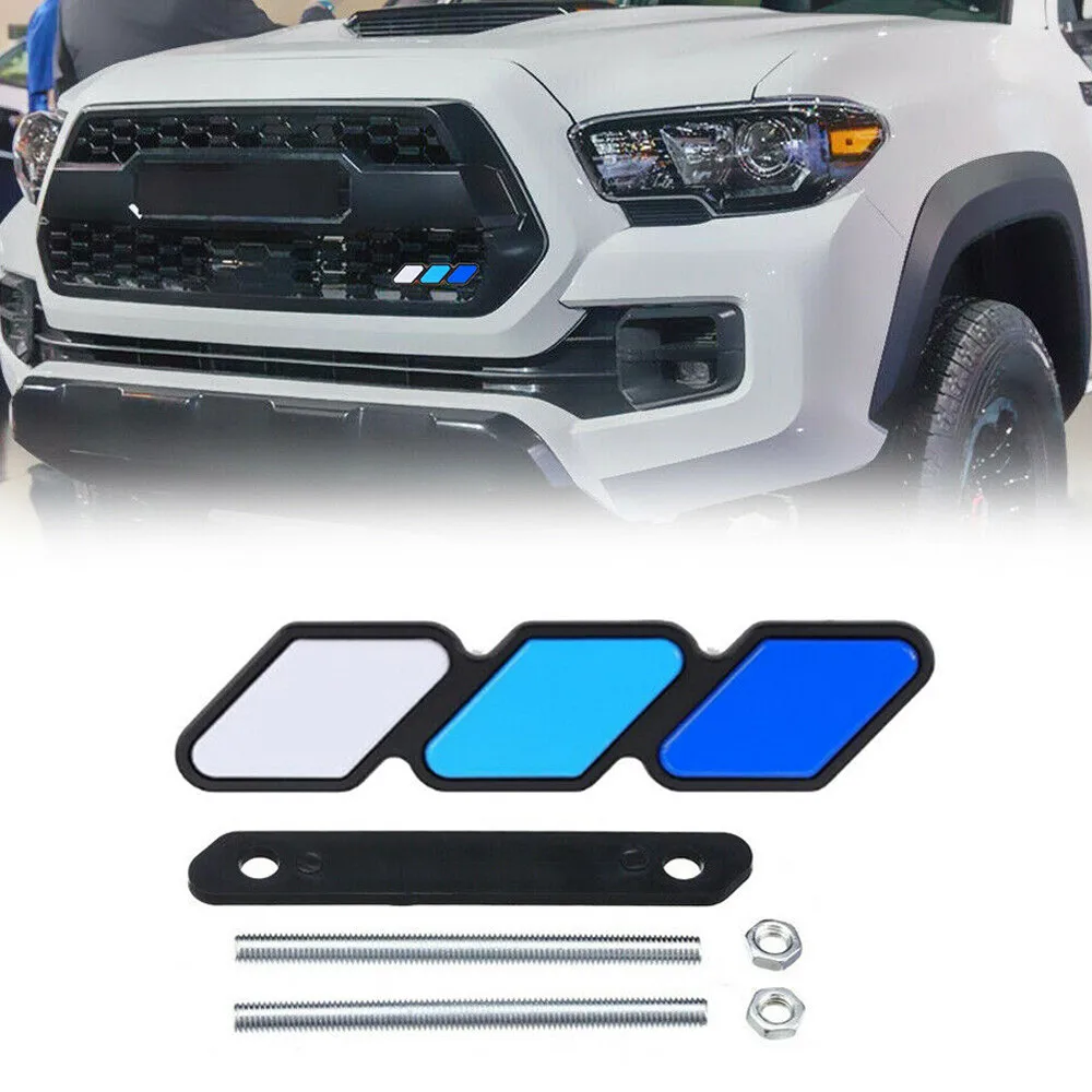 

Parts Grille Badge Sand Emblem High Quality 10.1*2.5cm 3-Color ABS Durable