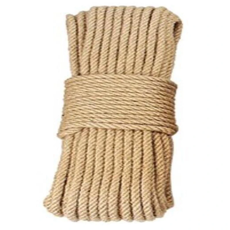 

Practical 10mm 20M Jute Ropes Twine Natural Hemp Cord DIY Nordic Home Decor Cat Pet Scratching