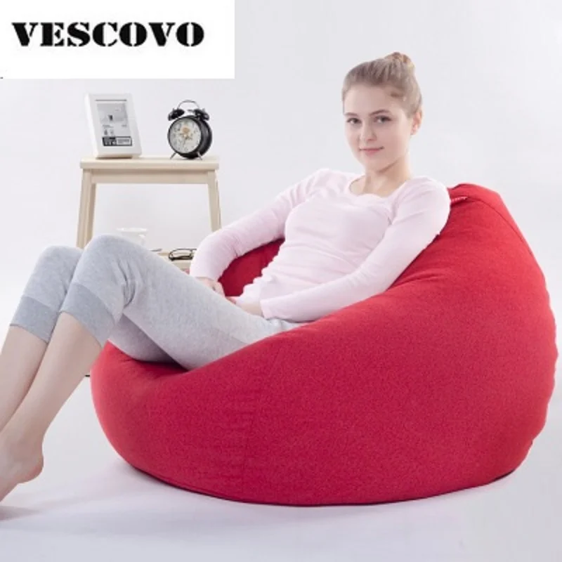 Lazy Tatami Beanbag диван шезлонг бобов стул гостиная чехол с наполнителем 90x110