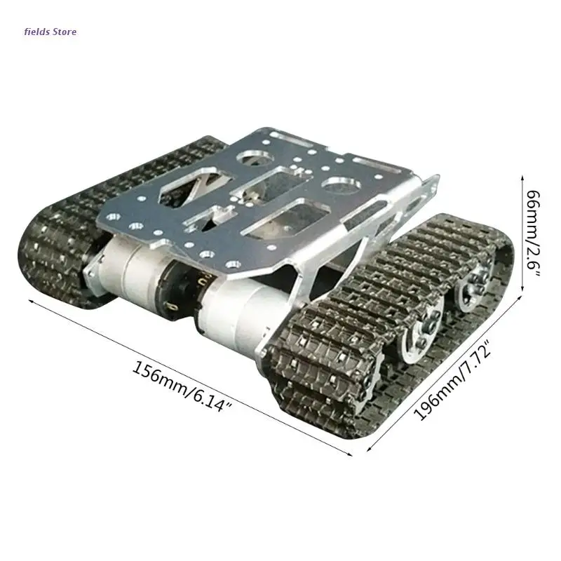 

Exquisite Model Metal Tank Chassis Kits Car for Boys Birthday Gifts