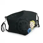 Маски с рисунком Fallout, маски многоразовые, противотуманные и пылезащитные, защитные маски с фильтрами, респираторные маски