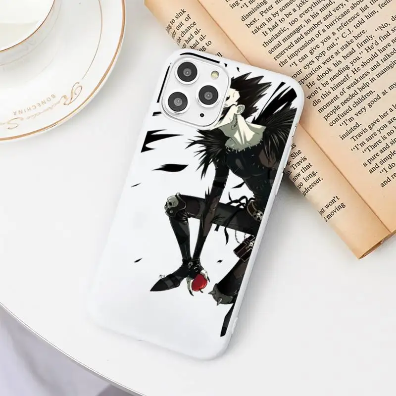 

Death Note Back Phone Case Candy Color for iPhone 11 12 mini pro XS MAX 8 7 6 6S Plus X SE 2020 XR