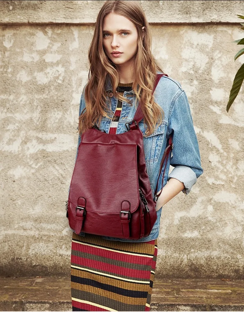 2019 Новое поступление рюкзак из натуральной кожи женская сумка через плечо