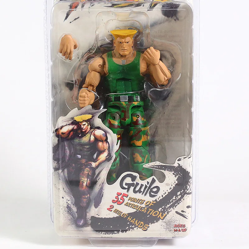 NECA Ryu Ken Chun Li Gouki Guile ПВХ экшн фигурка Коллекционная модель игрушки|Игровые фигурки