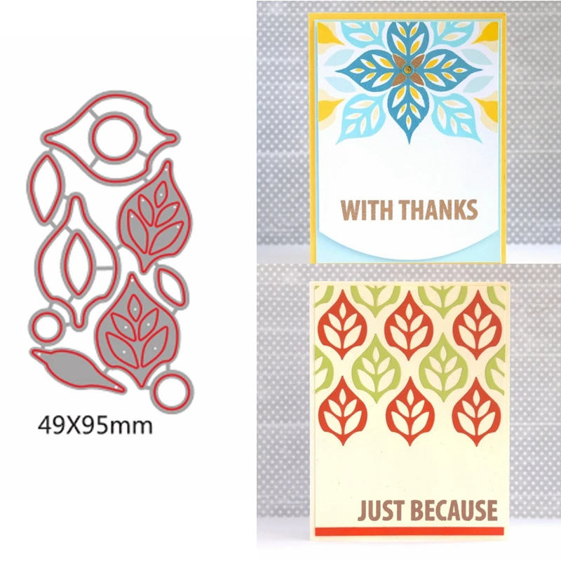 

Unique Leaves Decoration On Die Cuts For Card Making dies scrapbooking metal cutting dies new 2019