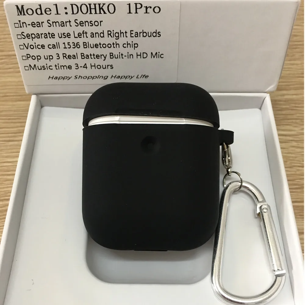 DOHKO 1 PRO оригинальная bluetooth-гарнитура, наушники, беспроводная гарнитура для Iphone Android 7/8/PLUS X xs Max PK i200 i100000 I9000 tws