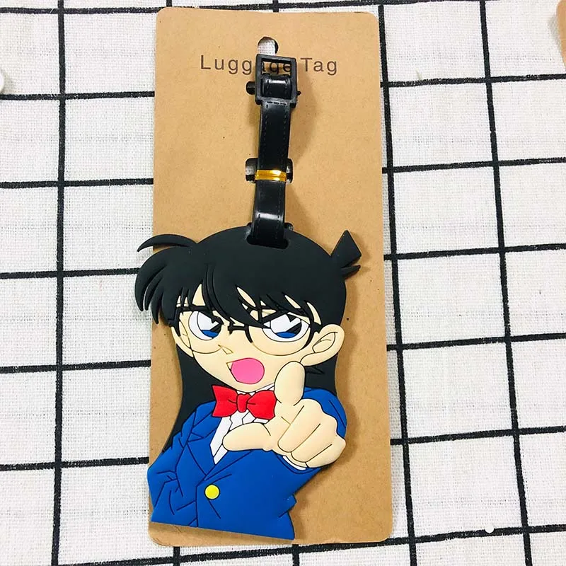 ДЕТЕКТИВНАЯ Конан стиль аниме багажная бирка кулоны портативная дорожная