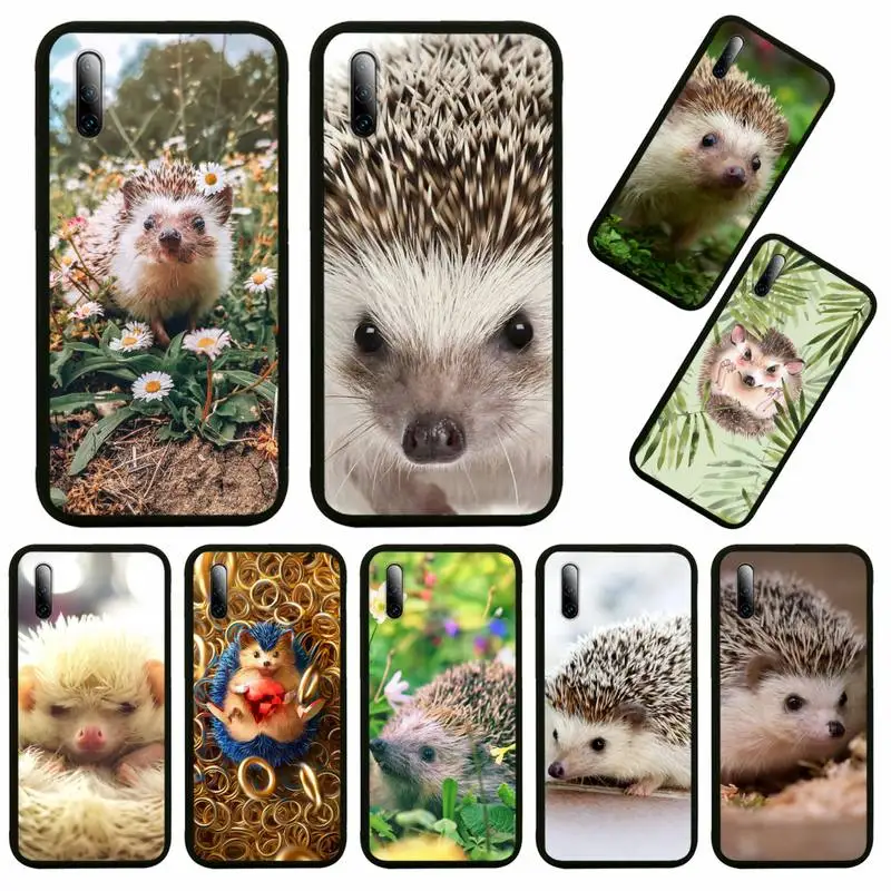 

Bright Hedgehog In The Fog Phone Case For Huawei Honor View V 5 7 8 9 10 20 30 X S Play Lite Pro Cover