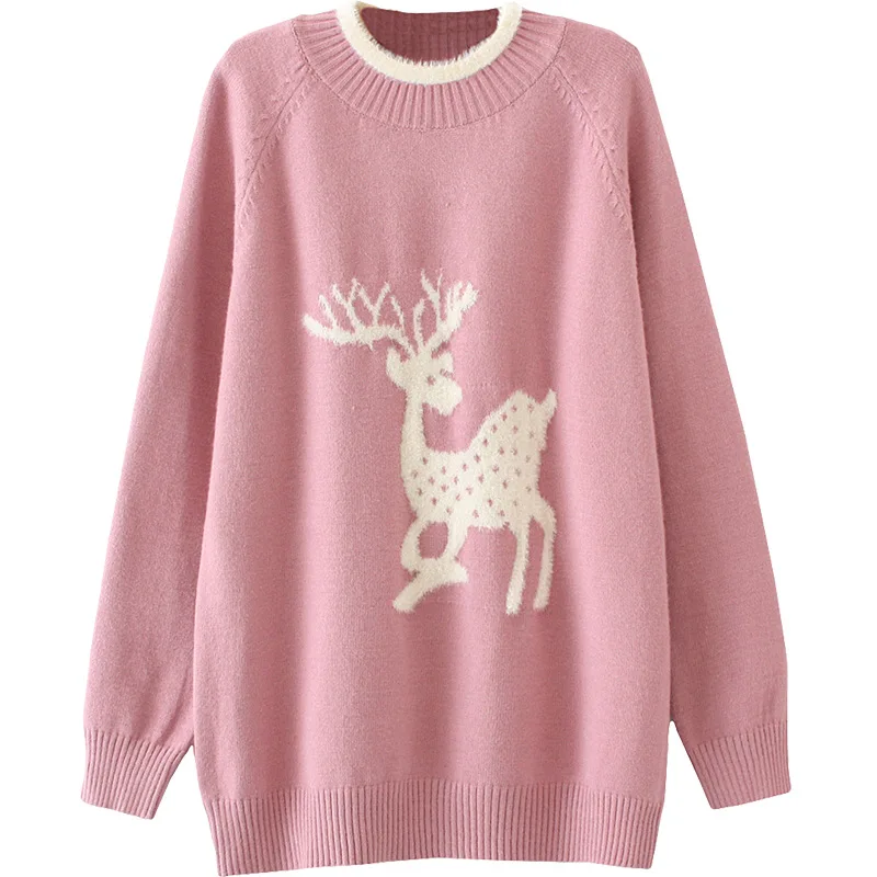 Повседневные женские свитера размера плюс Осень-зима 2019 Модные свободные