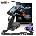 Пульт дистанционного управления RadioLink RC6GS V2 RC4GS V2 2,4G передатчик с 2S Lipo батареей 660mah R7FG R6FG приемник для радиоуправляемого автомобиля лодки