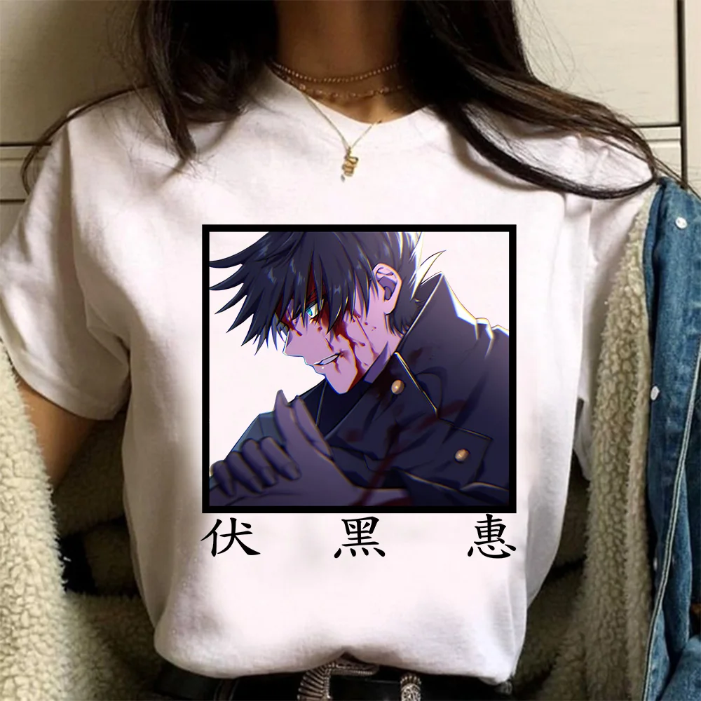 

Jujutsu Kaisen Fushiguro Megumi Summer Cool Printing T-shirt Short-sleeved Fashion Casual T-shirt