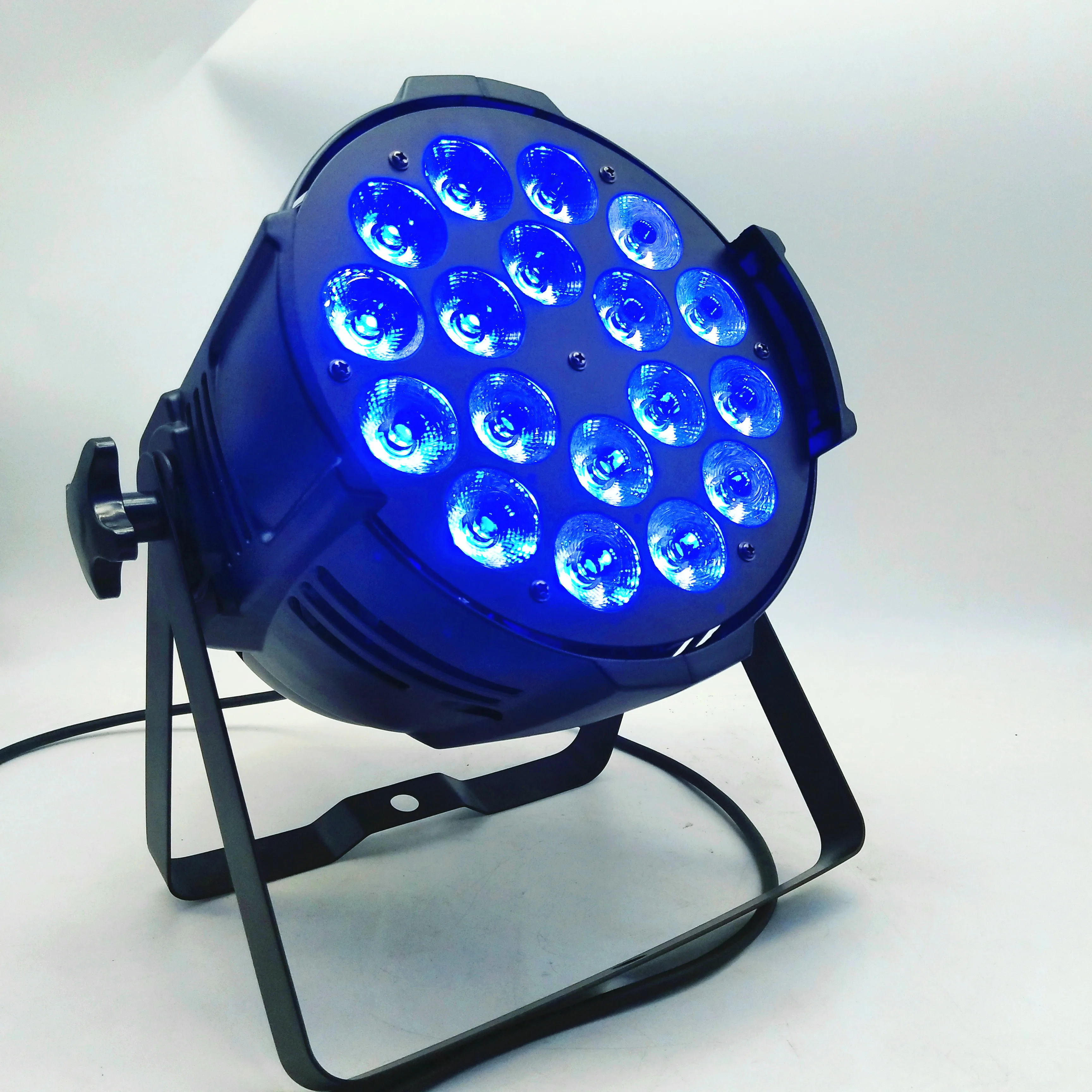8pcs 18x18w RGBWA+UV LED Par Light Cast Aluminum 6 Color Full DMX Control 6in1 Professional Disco Nightclub DJ Stage | Освещение
