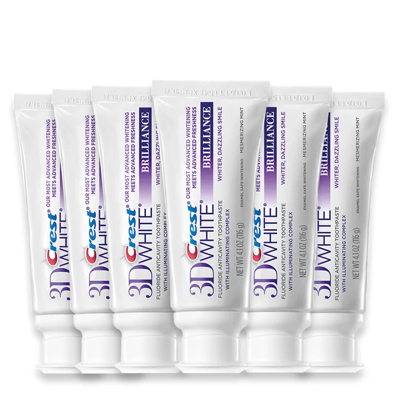 Tooth Paste Crest 3D White Brilliance Teeth Whitening Deep Dental Clean Oral Hygiene Advanced Whitening Toothpastes 6 Tubes
Tooth Paste Crest 3D White Brilliance Teeth Whitening Deep Dental Clean Oral Hygiene Advanced Whitening Toothpastes 6 Tubes