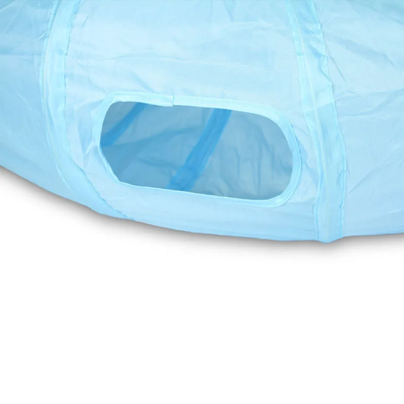 S-образный изогнутый туннель для кошек домашних животных с несколькими