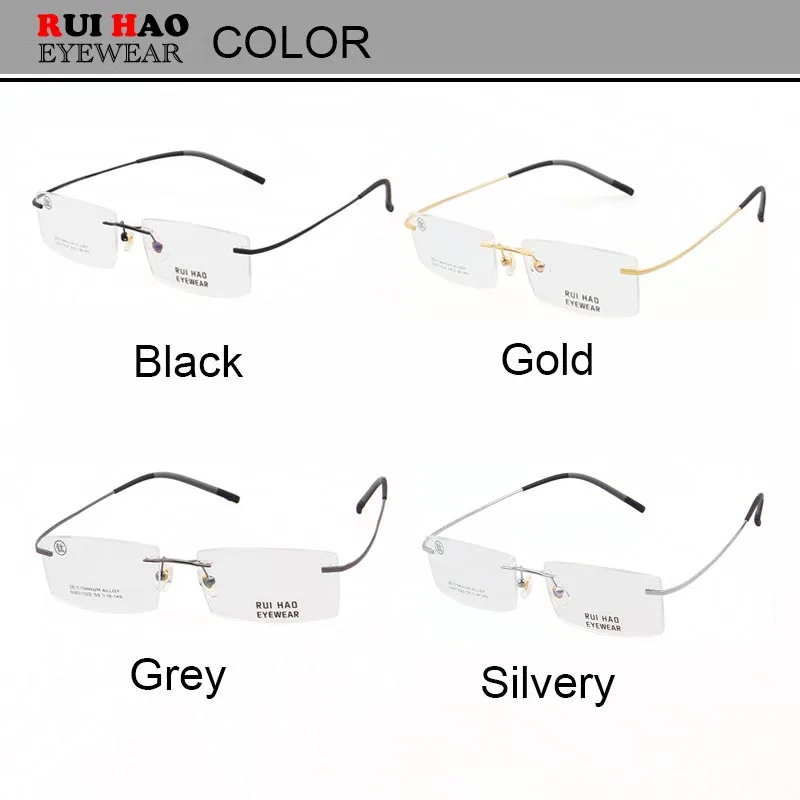 Оправы для очков классические бизнес титановые оправа при близорукости Модные