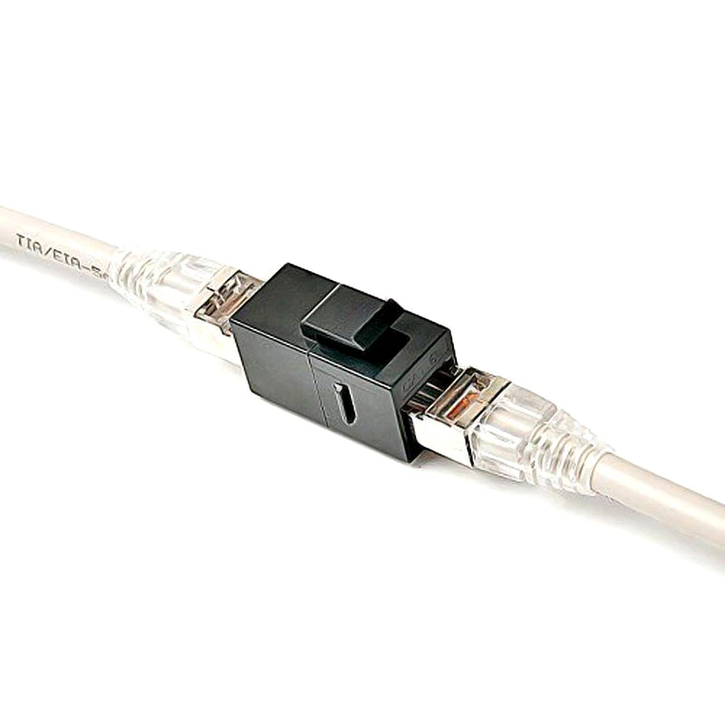 Cat5e CAT6 Inline RJ45 Female To коннекторы прямое подключение к сетевому кабелю двойное