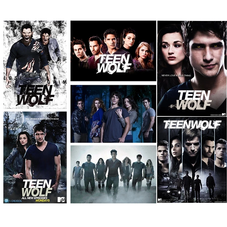 

NEW Movie Teen Wolf Character 5D Diamond Painting DIY Full Square Round Diamond Embroidery Cross Stitch Living Room Gift
