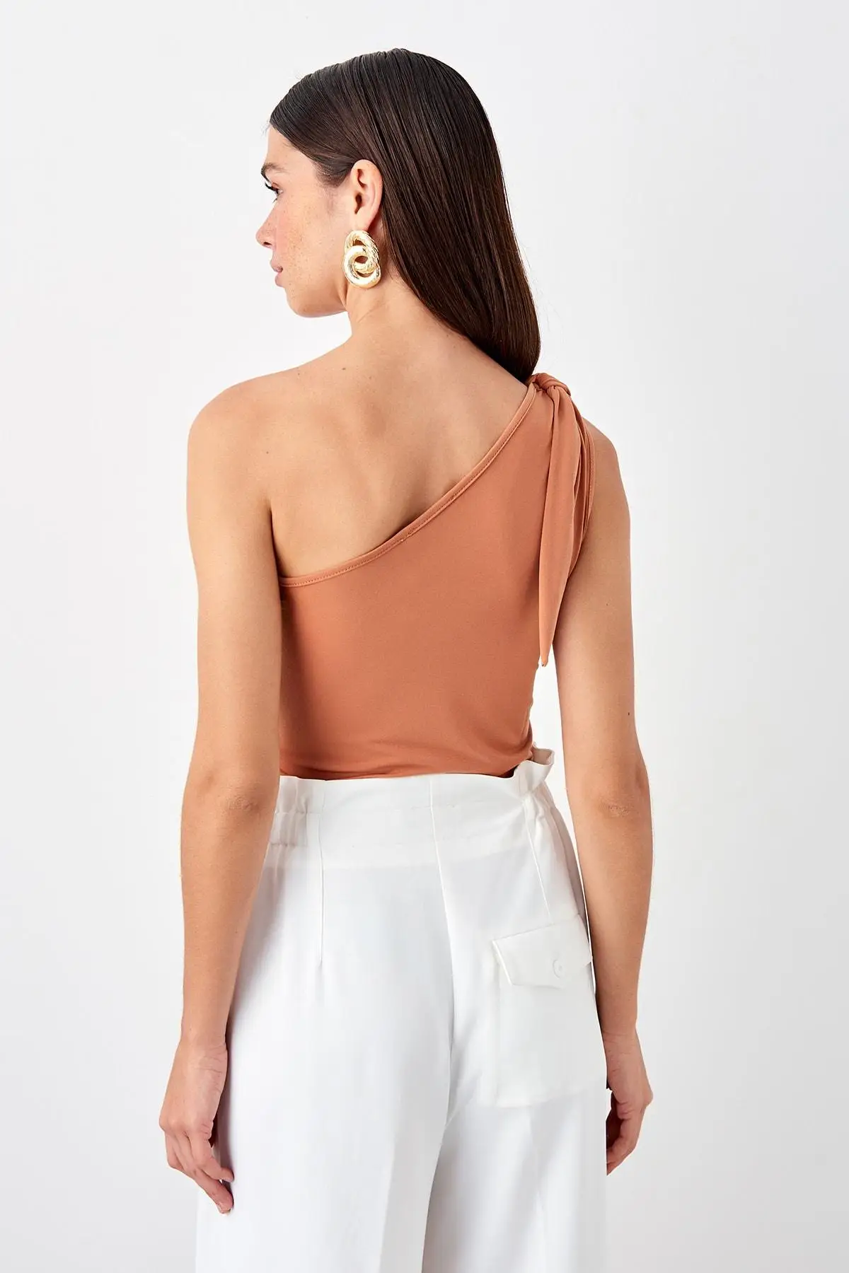 Trendyol горчичная шнуровка detayli Body TPRAW20BD0016 |