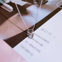 2021 trend pure silver necklace womens necklace aesthetics necklace girl accessories jewelry gift for women anniversary gift