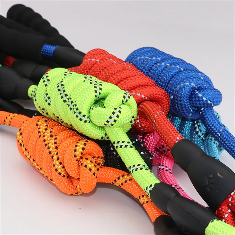 Поводок для собак 1 5 м большой собаки рефлективные веревки прогулок занятий