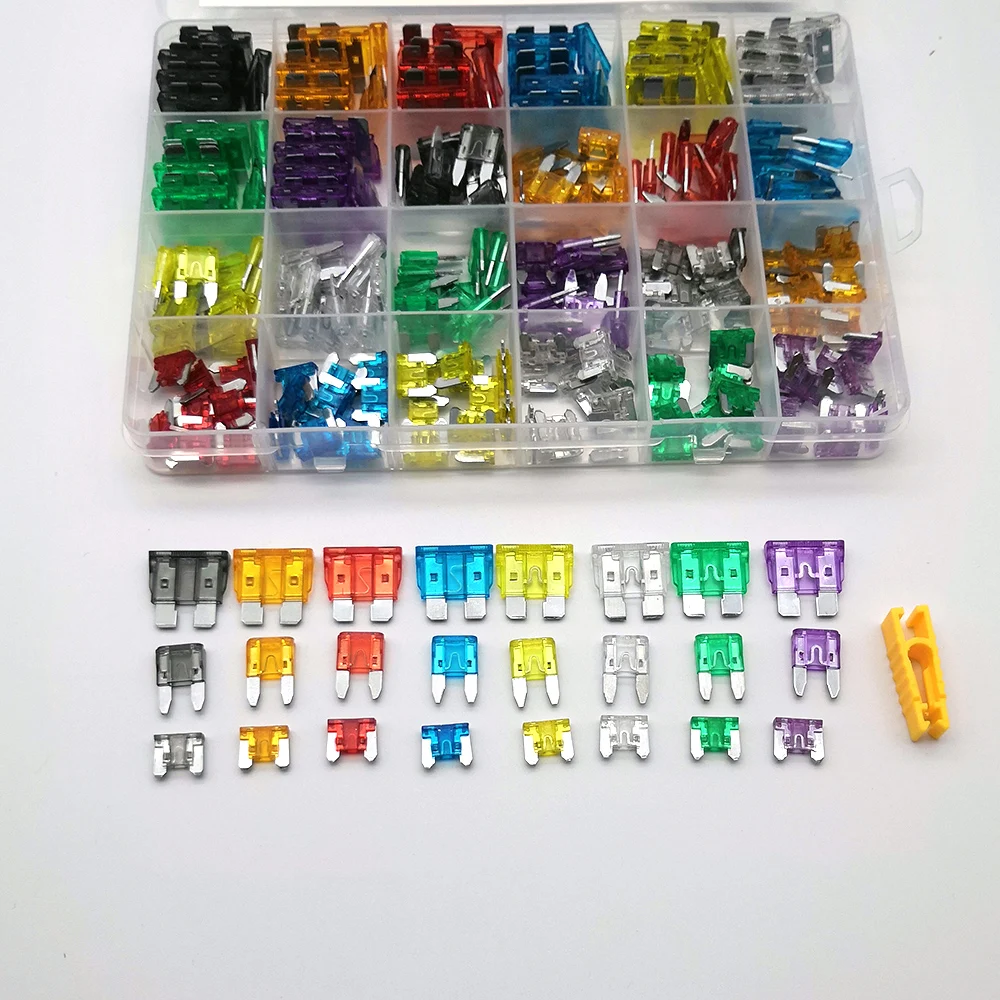 Предохранитель для лезвия автомобиля 272 шт. 2/5/10/15/20/25/30/35A | Строительство и ремонт