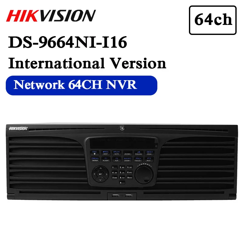 DS-9664NI-I16 заменить DS-9664NI-XT 64ch Оригинальная английская версия NVR с 16SATA интерфейсами