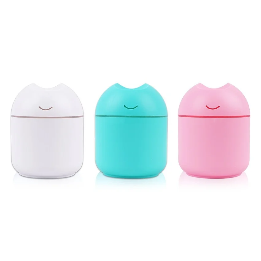 

2021 Ultrasonic Mini Air Humidifier 220ML Umidificador De Ar Aromatherapy Essential Oil Diffuser Mist Maker Room Humidifier